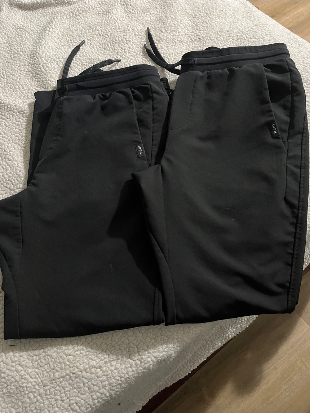 UNRL Men's Black Athletic Jogger Pants